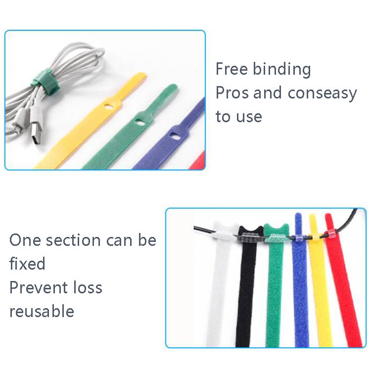 60 PCS T-Shaped Cable Organizer Belt Nylon Winder Buckle, Length: 15cm(Color Random Delivery) 60 PCS T-Shaped Cable Organizer Belt Nylon Winder Buckle, Length: 15cm(Color Random Delivery)