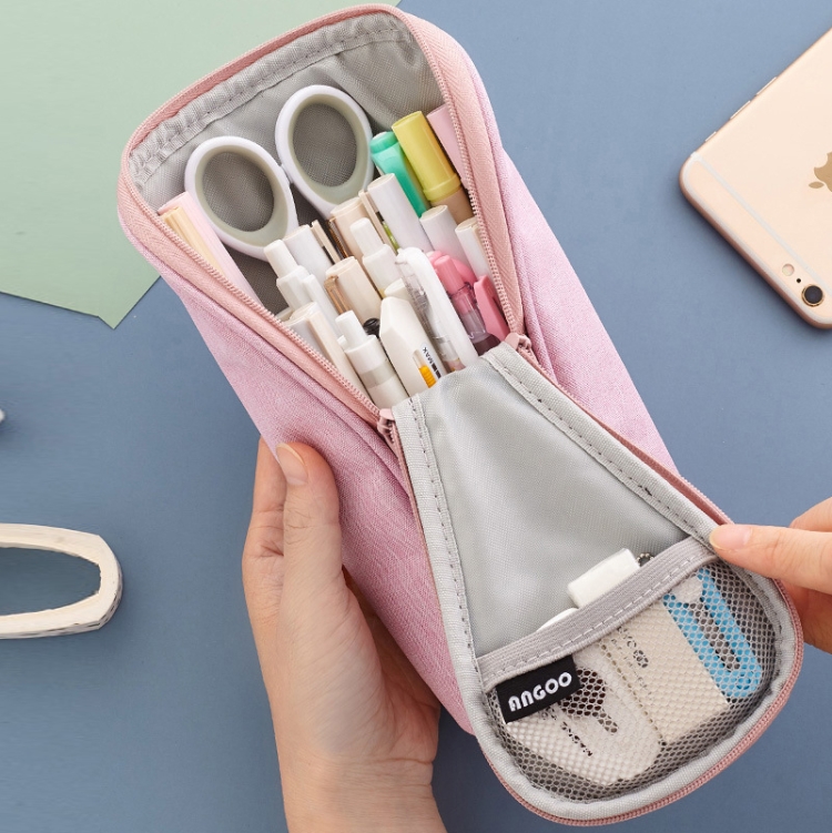 ANGOO Student Cute ThreeDimensional Pencil Case Large Capacity