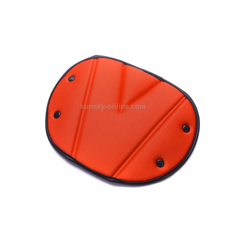 Couvre-ceinture de sécurité de siège de voiture Clips de coussin de ceinture  de sécurité Triangle réglable robuste Protection des enfants (orange)