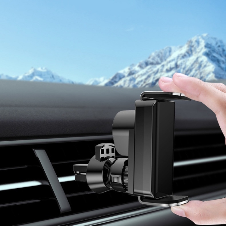 Vehicle-mounted Intelligent Induction Electric Mobile Phone Holder Car Air Outlet Navigation Frame(Abyss Black) Vehicle-mounted Intelligent Induction Electric Mobile Phone Holder Car Air Outlet Navigation Frame(Abyss Black)