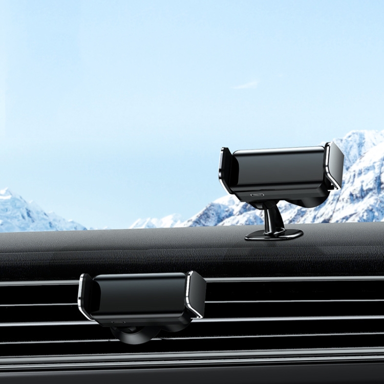 Vehicle-mounted Intelligent Induction Electric Mobile Phone Holder Car Air Outlet Navigation Frame(Abyss Black) Vehicle-mounted Intelligent Induction Electric Mobile Phone Holder Car Air Outlet Navigation Frame(Abyss Black)