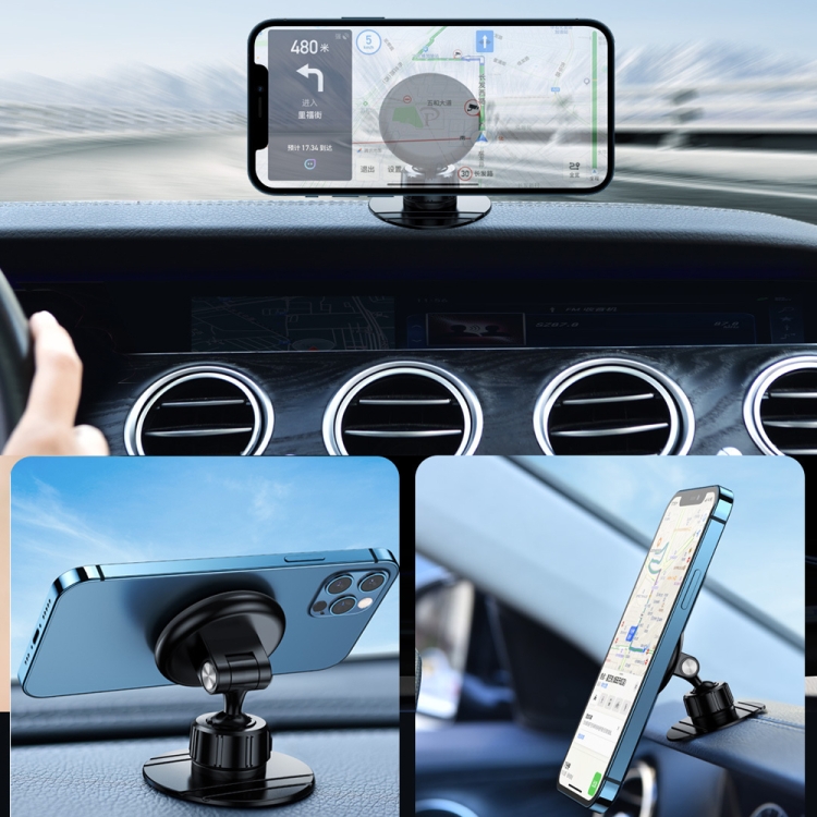 Oatsbasf 03535 Magnetic Car Bracket 360 Degree Free Adjustment CellPhone Bracket(Black) Oatsbasf 03535 Magnetic Car Bracket 360 Degree Free Adjustment CellPhone Bracket(Black)