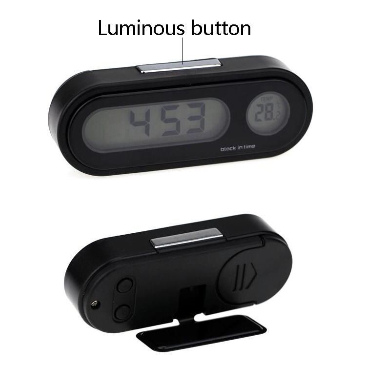 LED Embedded Indoor Outdoor Car Clock Date Thermometer Voltage Monitor - View #3