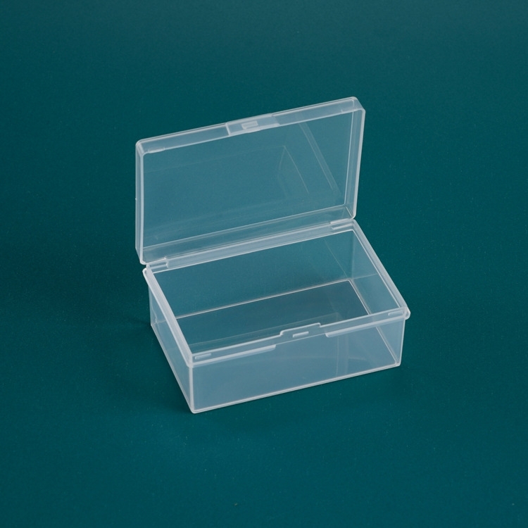 1 Pcs Rectangular Plastic Box, Transparent Pp Storage Box, Small