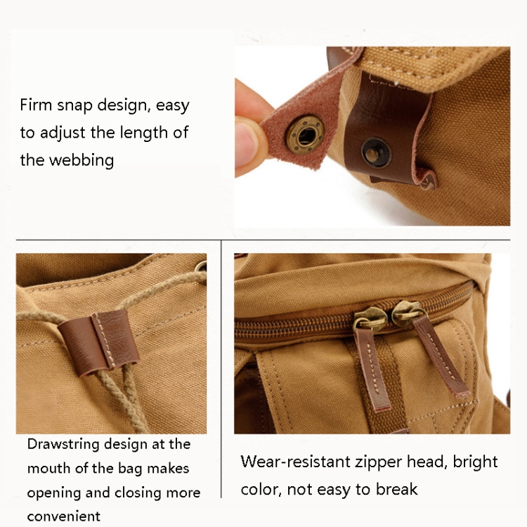 FB-1235-32 SLR Camera Canvas Bag Casual Shoulder Digital Bag(Green) - B5