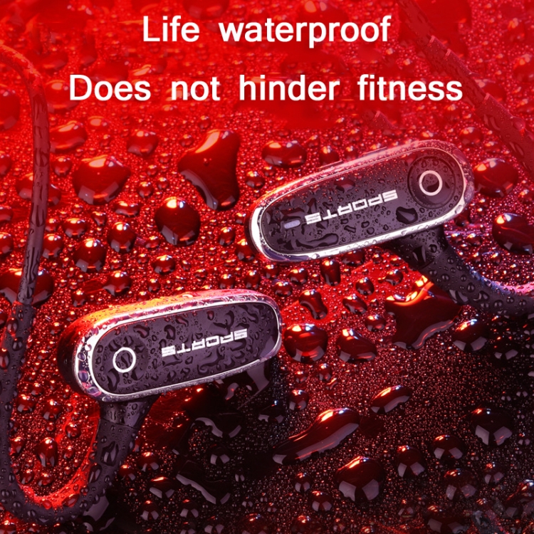 G68 Bone Conduction Bluetooth 5.0 Sports Waterproof Sweatproof Wireless Earphone(Black)