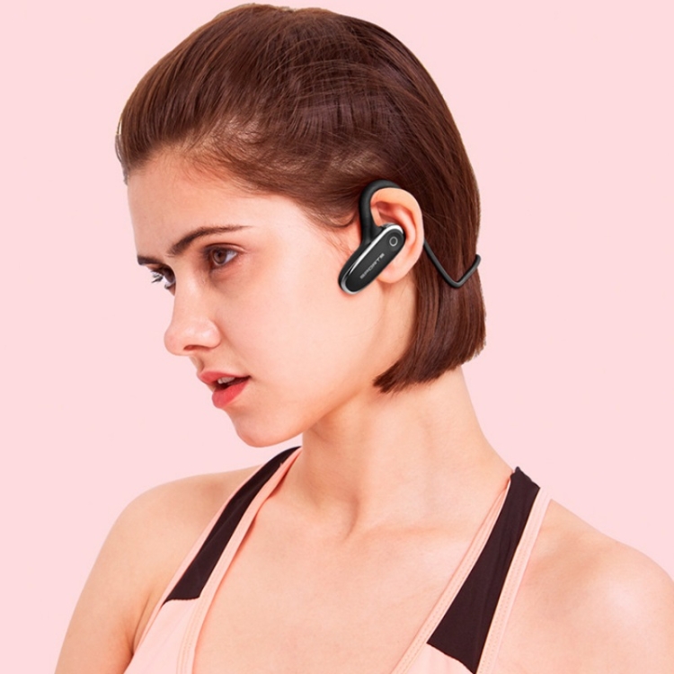 G68 Bone Conduction Bluetooth 5.0 Sports Waterproof Sweatproof Wireless Earphone(Black)