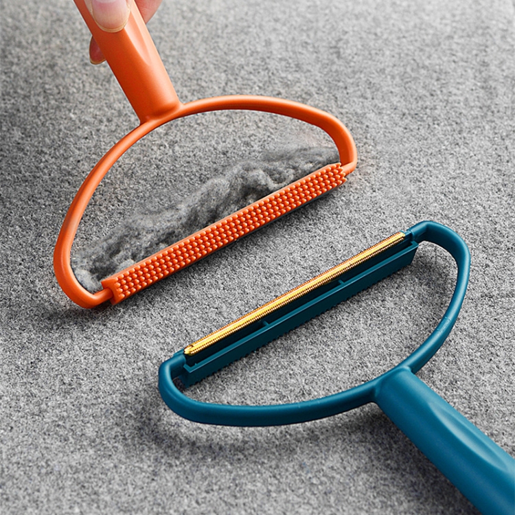 Cepillo para quitar bolas que se pegan al cabello Ropa de invierno Abrigo  de lana Depiladora manual y cepillo para quitar el cabello (azul)
