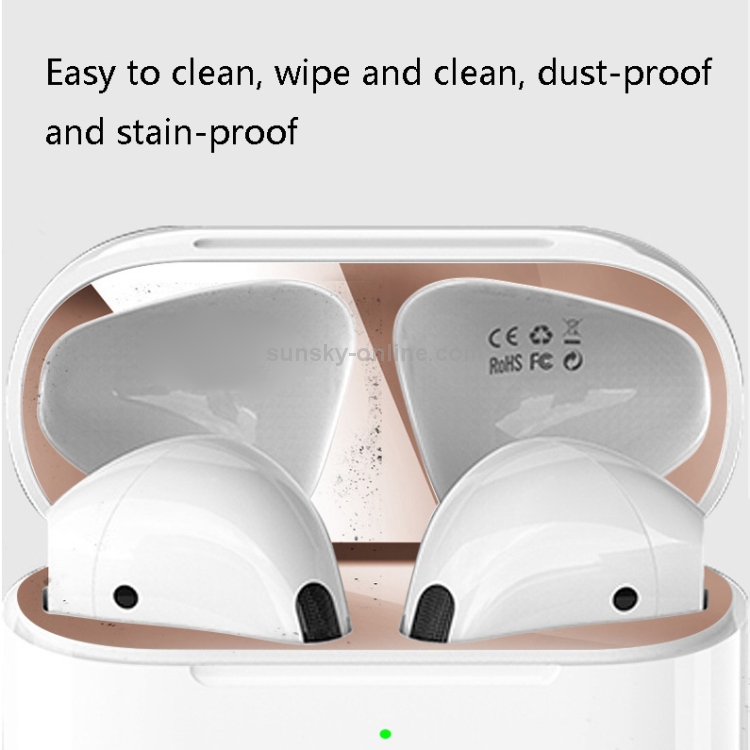 Charging Box Metal Dust Guard Sticker For AirPods 3(Blush Gold) Charging Box Metal Dust Guard Sticker For AirPods 3(Blush Gold)