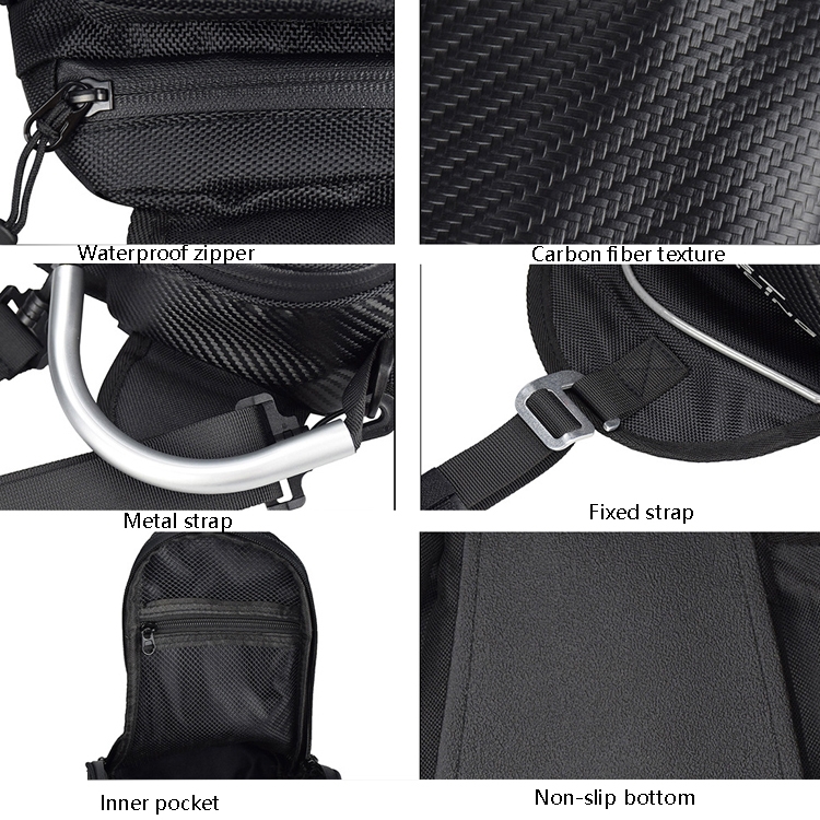 GHOST RACING GR-YXB08 Motorcycle Bag Touch Navigation Fuel Tank Package ...
