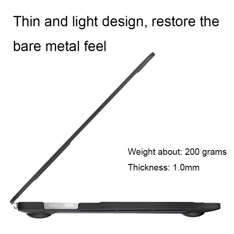 TPU + PC Laptop Protective Case For MacBook Pro 14 inch A2442 2021(Gray Side + Matte Transparent) TPU + PC Laptop Protective Case For MacBook Pro 14 inch A2442 2021(Gray Side + Matte Transparent)