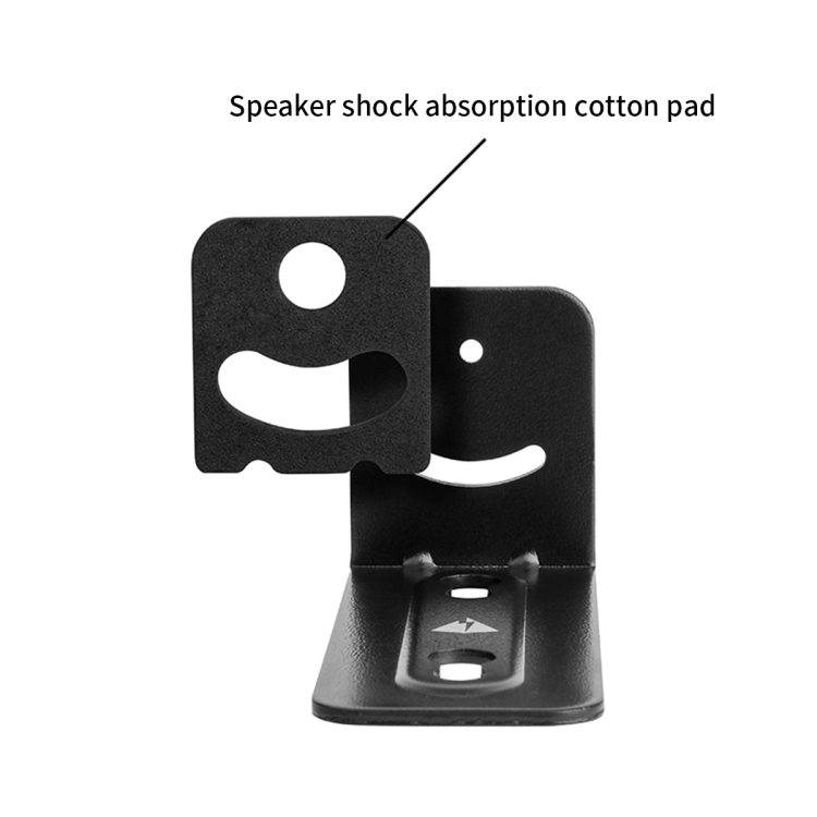 Universal Wall Bracket Non-Slip Storage Bracket for Long Strip Speaker(Black) Universal Wall Bracket Non-Slip Storage Bracket for Long Strip Speaker(Black)