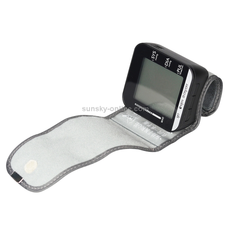 Portable Wrist Blood Pressure Monitor Voice Automatic Digital