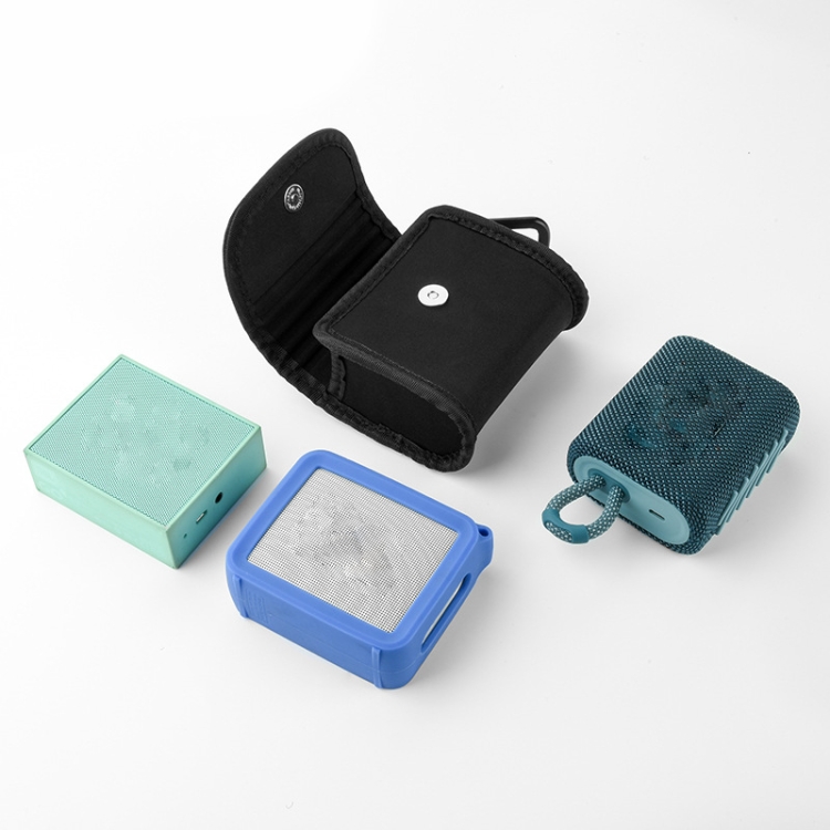 For JBL Go2 / 3 Speaker Bag Magnetic Buckle EVA Storage Box Storage Bag(Black) For JBL Go2 / 3 Speaker Bag Magnetic Buckle EVA Storage Box Storage Bag(Black)