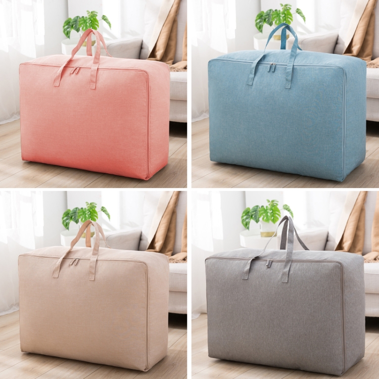 Sac de rangement en tissu de couette XXL 70x50x30cm Ménage sac de bagages à  grande capacité (