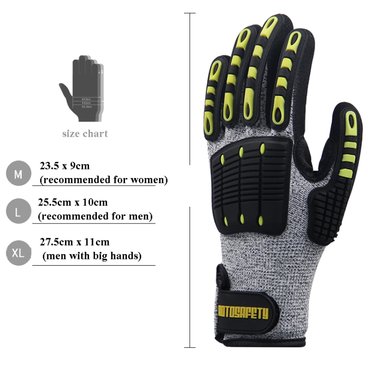 Mechanical Shock Resistant Gloves for Construction Site Mining and Rescue  Cutting and Smashing Resistant Labor Protection Gloves