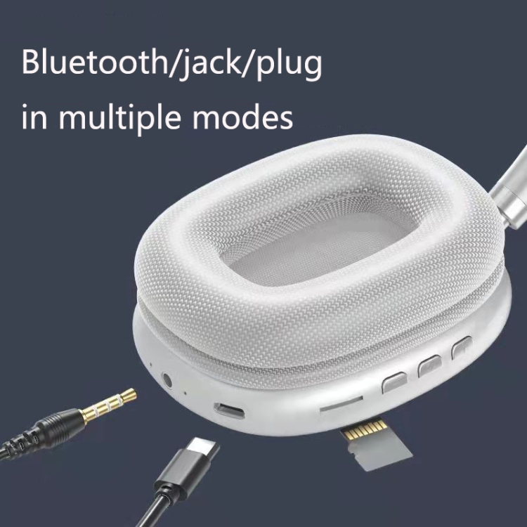 P9 Bluetooth 5.1 Subwoofer Wireless Headset Support AUX / TF Card(Black) P9 Bluetooth 5.1 Subwoofer Wireless Headset Support AUX / TF Card(Black)