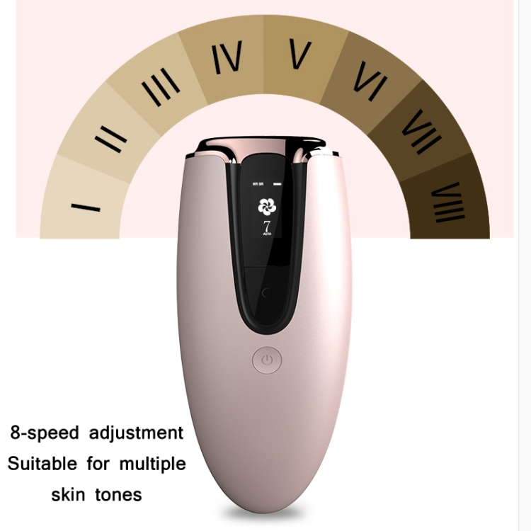 Dispositivo de depilación con láser para mujer Dispositivo de rejuvenecimiento de la piel eléctrica de IPL IPL, Forma: enchufe de la UE (lado rosa de oro rosa) - B3
