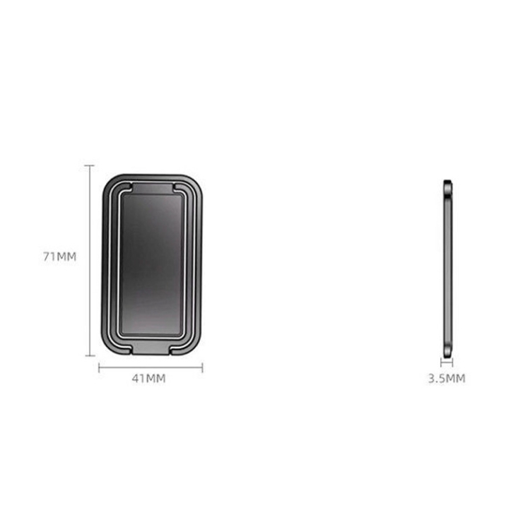 Square Folding Metal Holder Rotating Back Stick Desktop Phone Ring Holder(Space Silver) Square Folding Metal Holder Rotating Back Stick Desktop Phone Ring Holder(Space Silver)