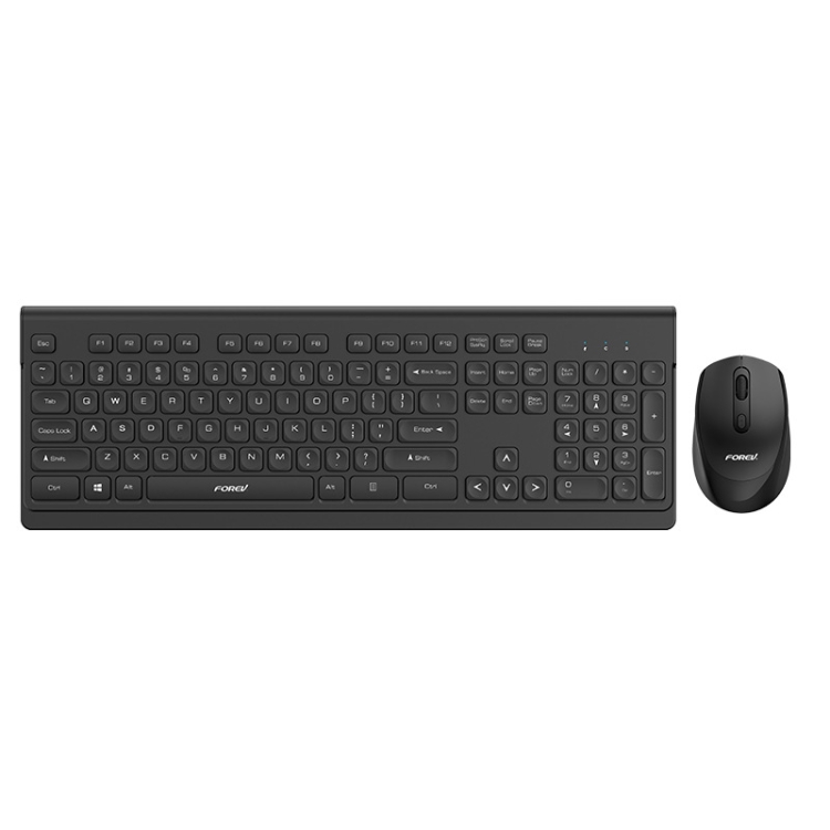 FOREV FV-W306 Wireless Keyboard and Mouse Set(Black) - B1