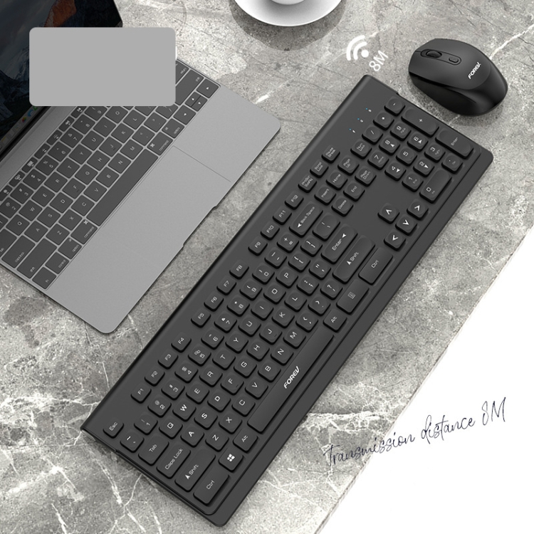FOREV FV-W306 Wireless Keyboard and Mouse Set(Black) - B5