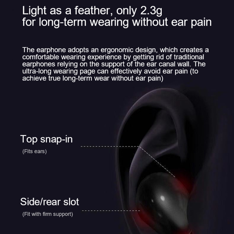 AIRS Mini In-Ear Bluetooth Earphones With Rotating Charging Box(Black) - B4