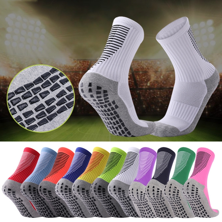 Adult Thick Towel Football Socks Non-Slip Wear-Resistant Tube Socks, Size: Free Size(Sapphire) - B1