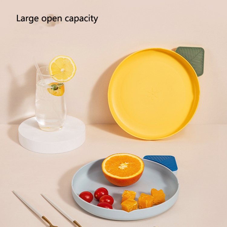 3 PCS Household Fruit Tray Snack Storage Box(Yellow) - B5