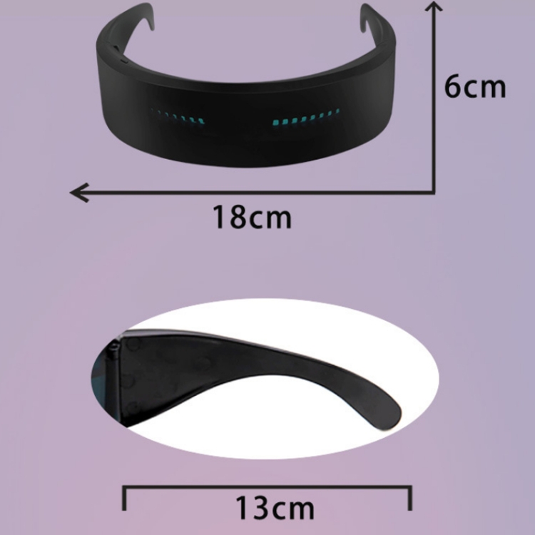 Blinds APP Bluetooth Full Color Luminous Glasses - 2