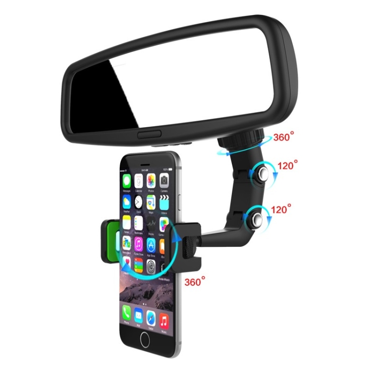 Multifunctional Vehicle-mounted Video Shooting Rearview Mirror Bracket(Grey) Multifunctional Vehicle-mounted Video Shooting Rearview Mirror Bracket(Grey)