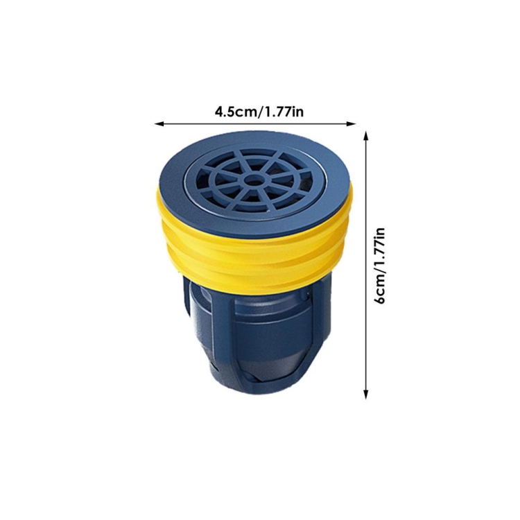2 PCS DL2112 Magnetic Suspension Anti-Odor Floor Drain Core(Pink + Blue) - B2