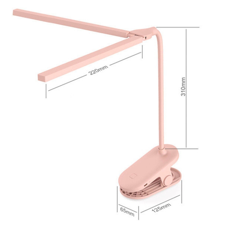 Dropship Double Head Desk Lamp With Wireless Charging USB Charging Port 5  Color 5 Brightness Eye-Caring Flexible Reading Lamp Foldable Time Setting  Table Working Lamp to Sell Online at a Lower Price