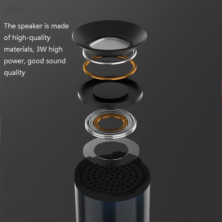 LS01 2 in 1 Hand-Held Atmosphere Colorful Light Stick & Bluetooth Speaker(Black) LS01 2 in 1 Hand-Held Atmosphere Colorful Light Stick & Bluetooth Speaker(Black)