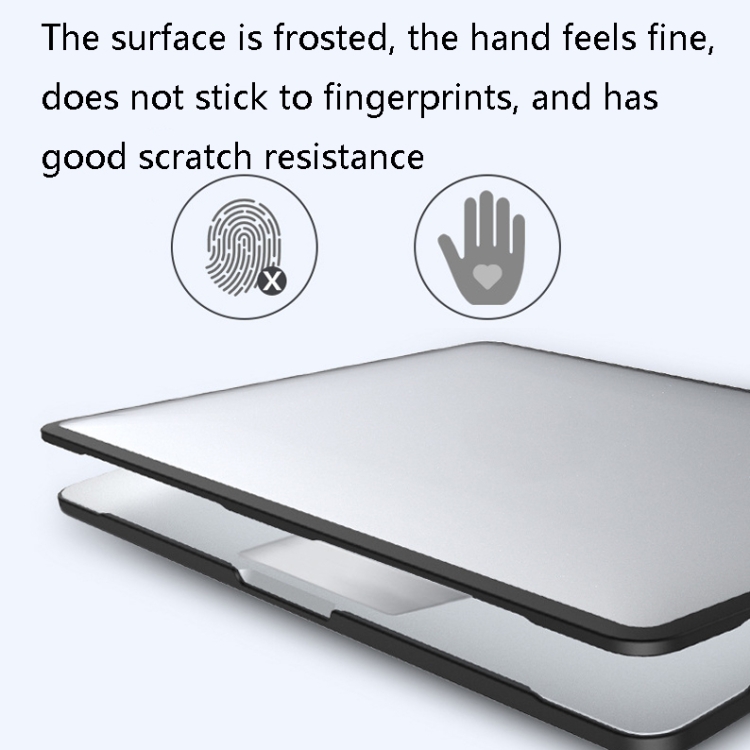For MacBook Air 13.3 inch A2337 2020 TPU and PC Laptop Protective Case (Black Side + Matte Transparent Whiter) For MacBook Air 13.3 inch A2337 2020 TPU and PC Laptop Protective Case (Black Side + Matte Transparent Whiter)