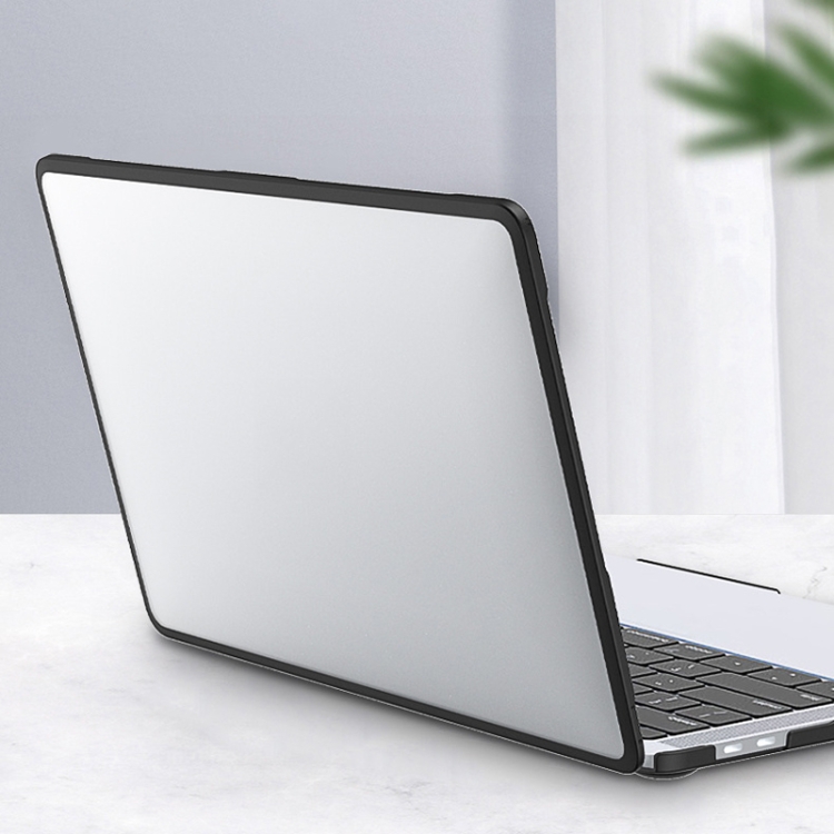 For MacBook Air 13.3 inch A2337 2020 TPU and PC Laptop Protective Case (Black Side + Matte Transparent Whiter) For MacBook Air 13.3 inch A2337 2020 TPU and PC Laptop Protective Case (Black Side + Matte Transparent Whiter)