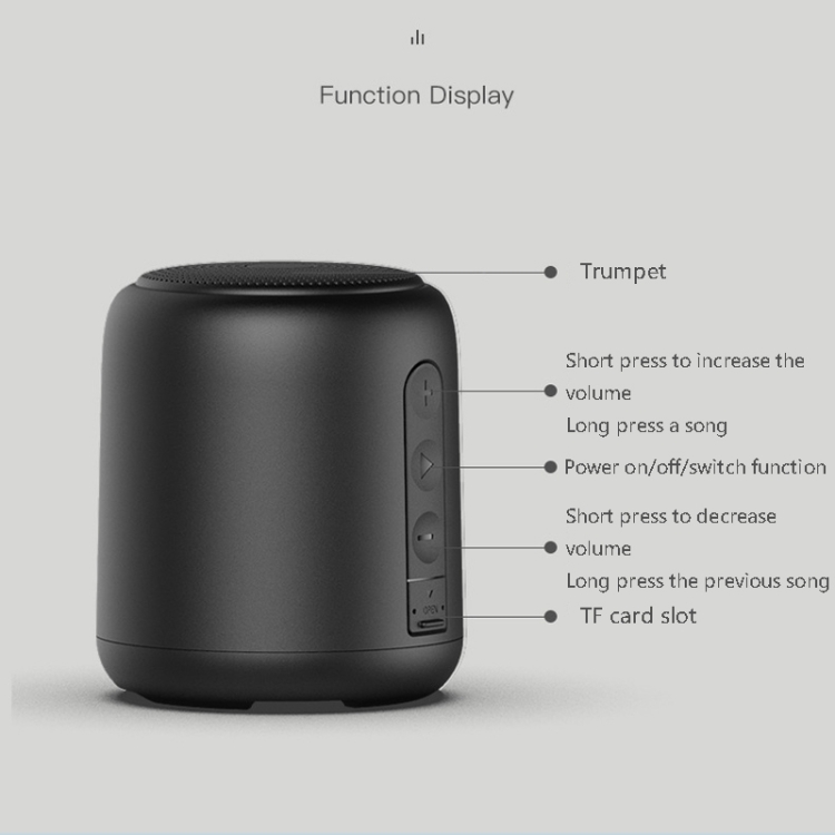 F9 TWS Mini Portable Bluetooth Speaker Support TF Card(No FM-Red) F9 TWS Mini Portable Bluetooth Speaker Support TF Card(No FM-Red)