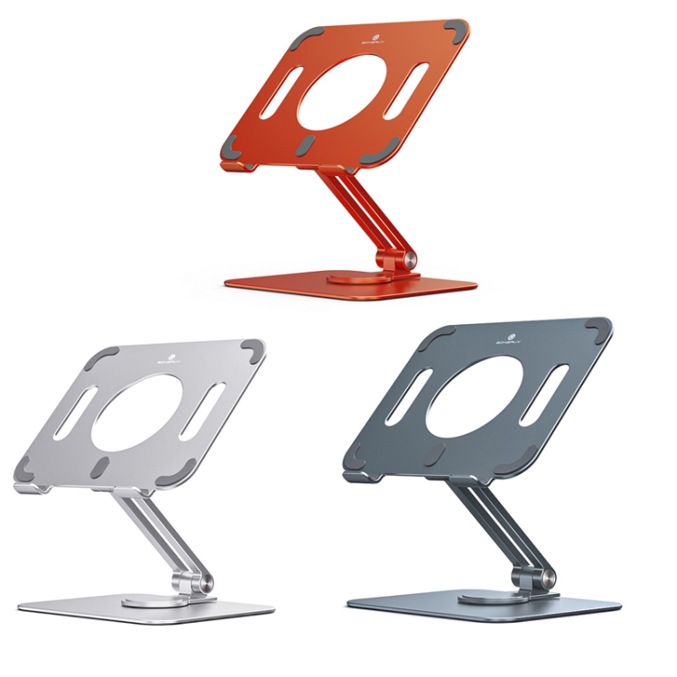 Boneruy L04mini 360 Degree Rotating Aluminum Alloy Tablet Laptop Holder(Silver) Boneruy L04mini 360 Degree Rotating Aluminum Alloy Tablet Laptop Holder(Silver)