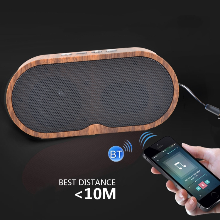 F3 Retro Wood-Grain Mini Bluetooth Speaker Support TF Card(Shallow Grain) F3 Retro Wood-Grain Mini Bluetooth Speaker Support TF Card(Shallow Grain)