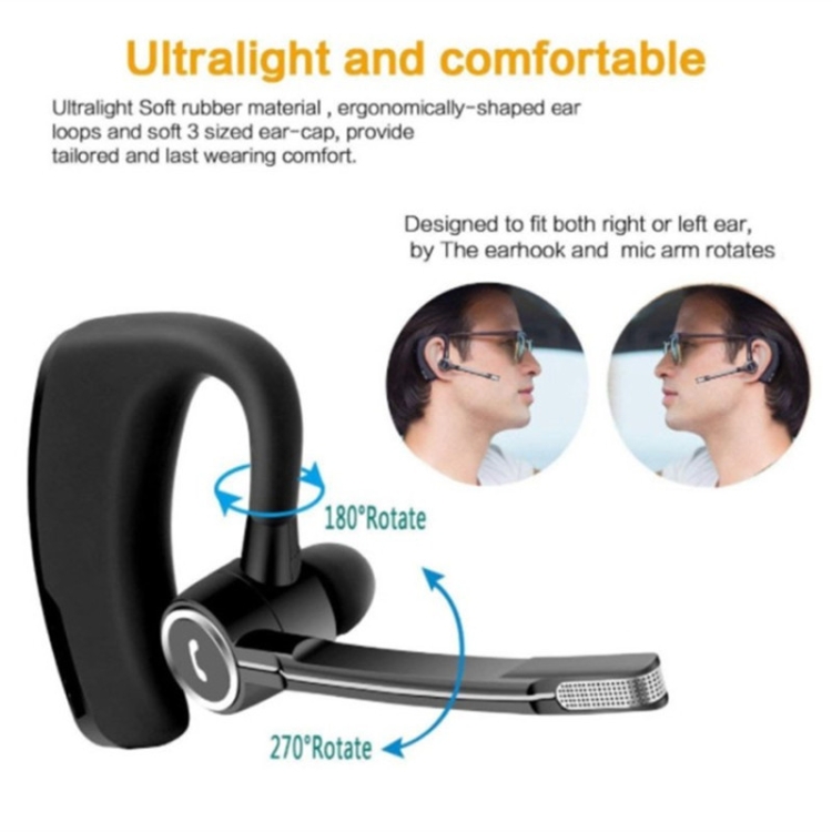 Lymoc V8S Business Bluetooth Wireless Earphone Car Bluetooth V4.1