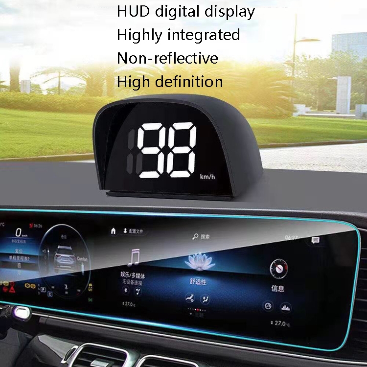 Grabadora de advertencia de velocidad de vehículo de perros electrónicos Y01 HUD - 5