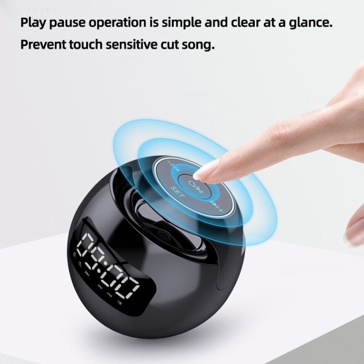 ZXL-G90 Portable Colorful Ball Bluetooth Speaker, Style: AI Voice Version (Black) ZXL-G90 Portable Colorful Ball Bluetooth Speaker, Style: AI Voice Version (Black)