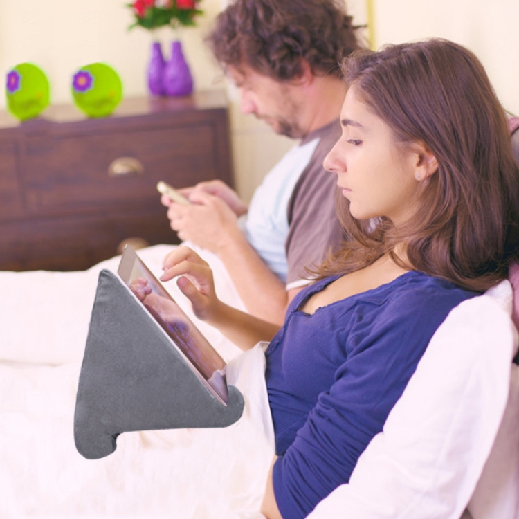 Tablet Mobile Phone Bracket Multi-Angle Pillow, Size: 27x25x23cm(Grey) Tablet Mobile Phone Bracket Multi-Angle Pillow, Size: 27x25x23cm(Grey)