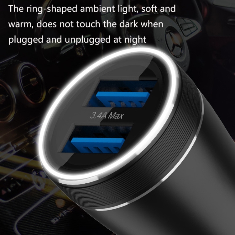 QIAKEY BK919 Dual Ports Fast Charge Car Charger QIAKEY BK919 Dual Ports Fast Charge Car Charger
