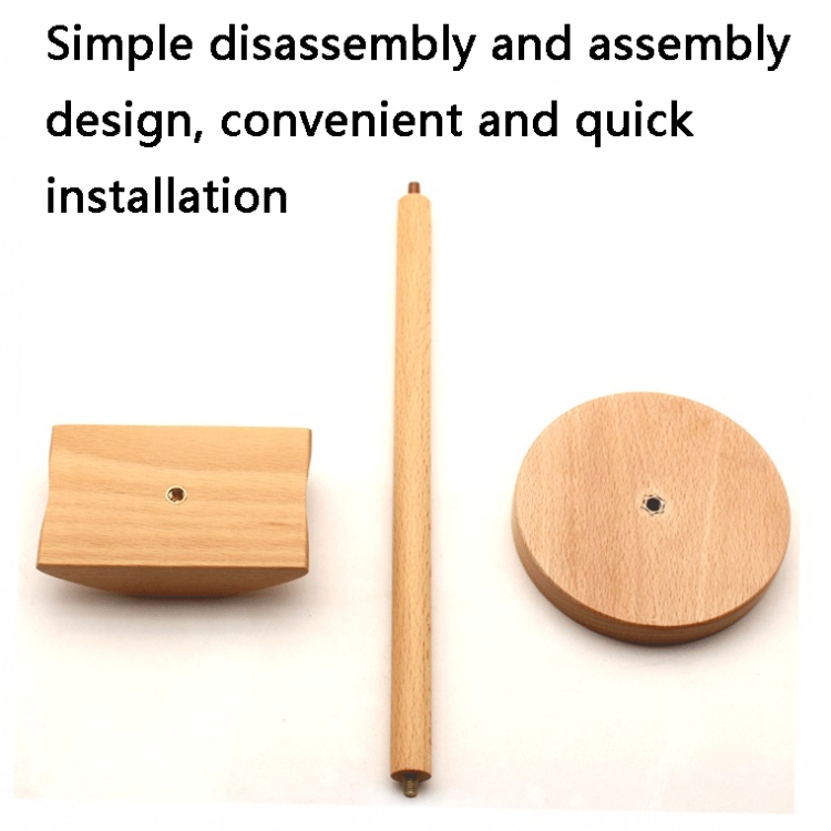 AM-EJZJ001 Desktop Solid Wood Headset Display Stand, Style: C