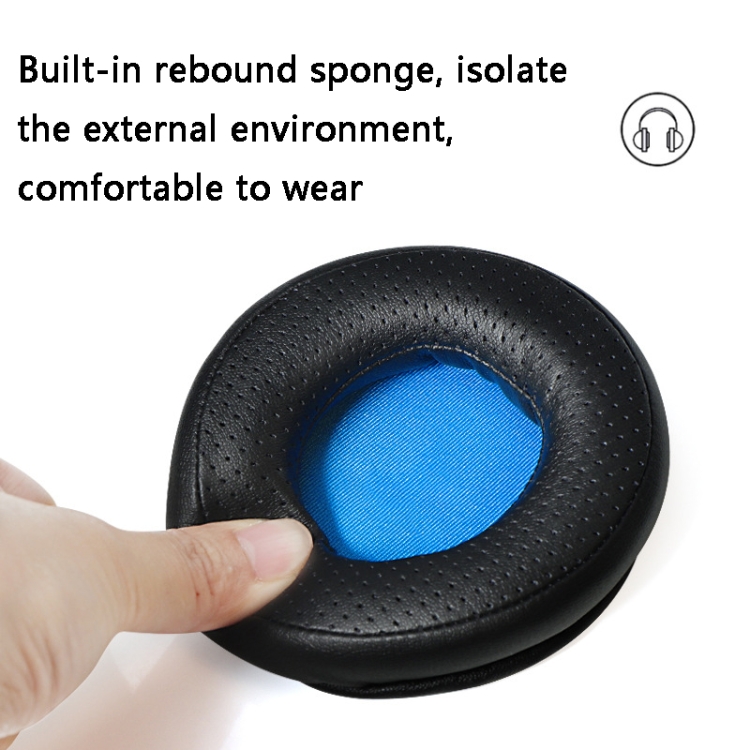 2 PCS Headset Sponge Earmuffs For Razer Kraken 7.1 V1 Pro, Colour: Black+Black Net 2 PCS Headset Sponge Earmuffs For Razer Kraken 7.1 V1 Pro, Colour: Black+Black Net
