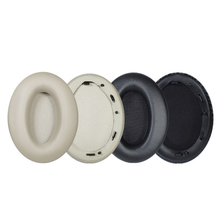 2 PCS Leather Headset Earmuffs for Sony 1000XM4 Champagne Lambskin No Snap 2 PCS Leather Headset Earmuffs for Sony 1000XM4 Champagne Lambskin No Snap