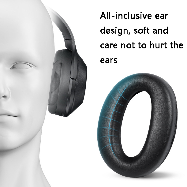 2 PCS Leather Headset Earmuffs for Sony 1000XM4 Champagne Lambskin No Snap 2 PCS Leather Headset Earmuffs for Sony 1000XM4 Champagne Lambskin No Snap