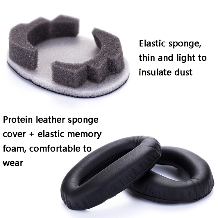 2 PCS Leather Headset Earmuffs for Sony 1000XM4 Champagne Lambskin No Snap 2 PCS Leather Headset Earmuffs for Sony 1000XM4 Champagne Lambskin No Snap