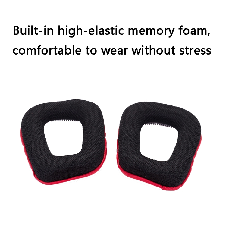 2 PCS Headset Sponge Earmuffs for Logitech G35 / G930 / G430 / F450(Black) 2 PCS Headset Sponge Earmuffs for Logitech G35 / G930 / G430 / F450(Black)