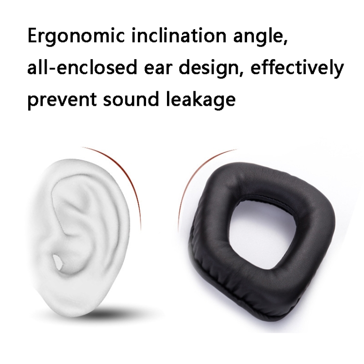 2 PCS Headset Sponge Earmuffs for Logitech G35 / G930 / G430 / F450(Black) 2 PCS Headset Sponge Earmuffs for Logitech G35 / G930 / G430 / F450(Black)